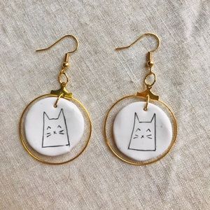 “Cats Meow” -Statement earrings